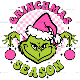 Grinchmas Season DTF Transfer