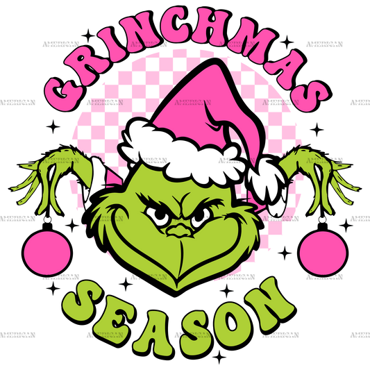 Grinchmas Season DTF Transfer