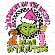 Grinchy Inside Bougie Outside DTF Transfer