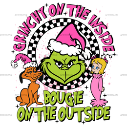 Grinchy Inside Bougie Outside DTF Transfer