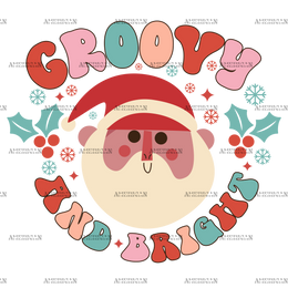 Groovy And Bright-2 DTF Transfer