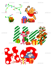 HOHOHO Winnie DTF Transfer