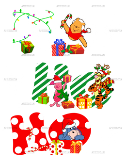 HOHOHO Winnie DTF Transfer