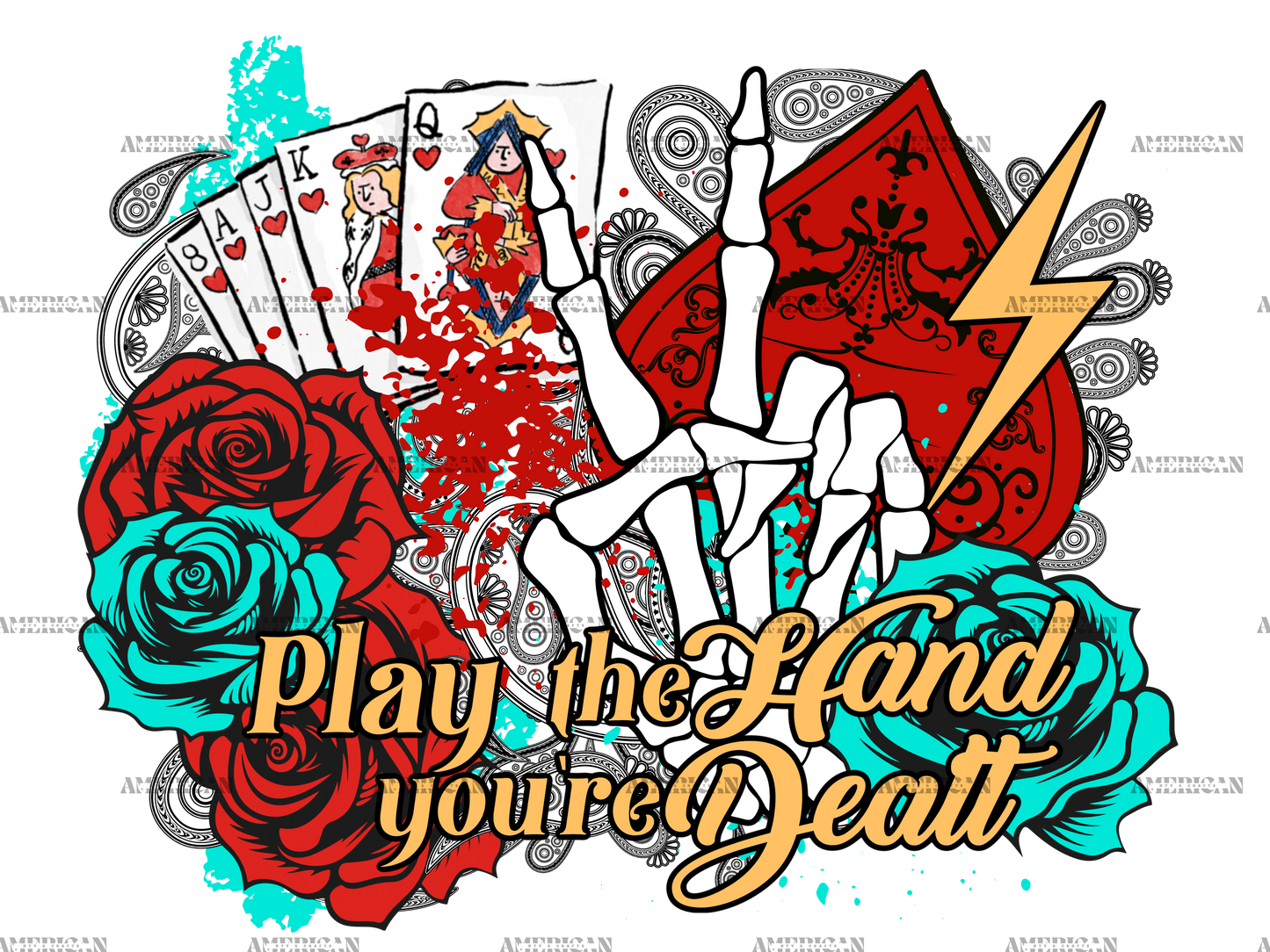 Hand You Are Dealt DTF Transfer