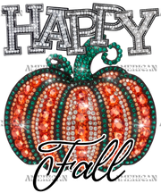 Happy Fall Pumpkin DTF Transfer