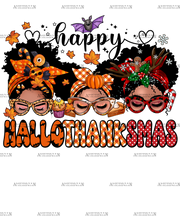 Happy Hallothanksmas-3 DTF Transfer