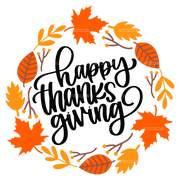 Happy Thanksgiving-2 DTF Transfer
