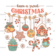 Have A Hanging Sweet Christmas DTF Transfer