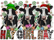 Hay Girl Hay Christmas DTF Transfer