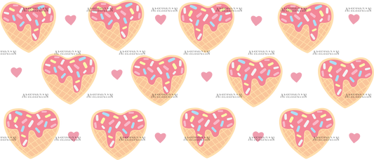 Heart Cookie Valentine-2 UV DTF Transfer