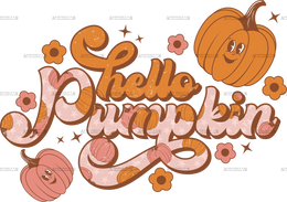 Hello Pumpkin-2 DTF Transfer