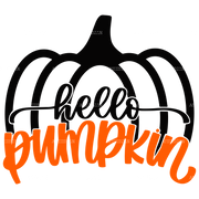 Hello Pumpkin DTF Transfer