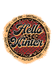 Hello Winter DTF Transfer