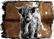 Highland Cow-2 DTF Transfer