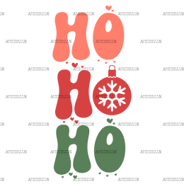 HoHoHo-3 DTF Transfer