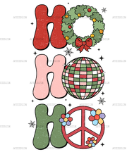 Ho Ho Ho Christmas Peace DTF Transfer