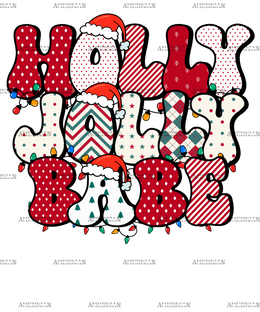 Holly Jolly Babe-6 DTF Transfer