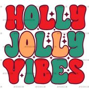 Holly Jolly Vibes-5 DTF Transfer