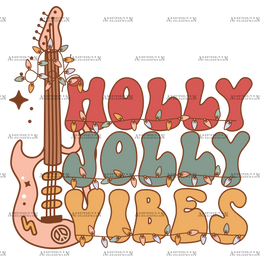 Holly Jolly Vibes-6 DTF Transfer