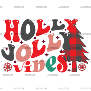 Holly Jolly Vibes-8 DTF Transfer