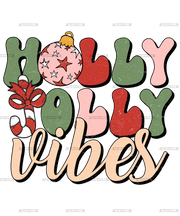 Holly Jolly Vibes DTF Transfer