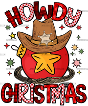 Howdy Christmas-2 DTF Transfer