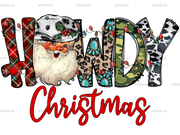 Howdy Christmas Santa-1 DTF Transfer