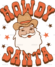 Howdy Santa-2 DTF Transfer