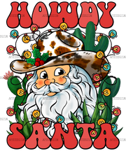 Howdy Santa-4 DTF Transfer