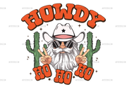 Howdy Santa HoHoHo-1 DTF Transfer