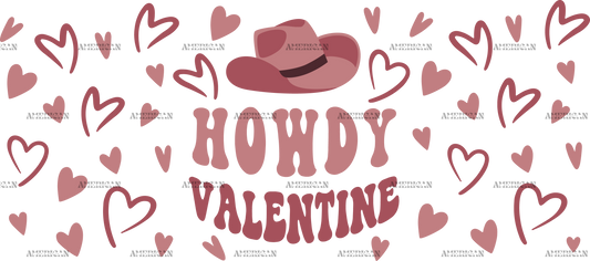 Howdy Valentine UV DTF Transfer