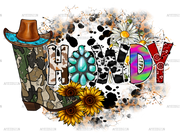 Howdy Cowboy DTF Transfer