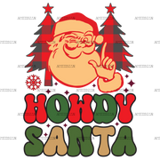 Howdy Santa-5 DTF Transfer