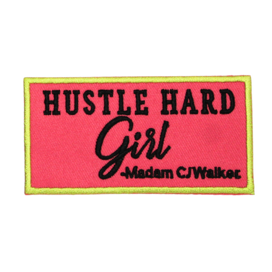 Hustle Hard Girl Patch(Small/Embroidery)