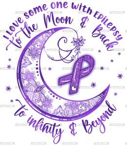 I Love Someone With Epilepsy DTF Transfer