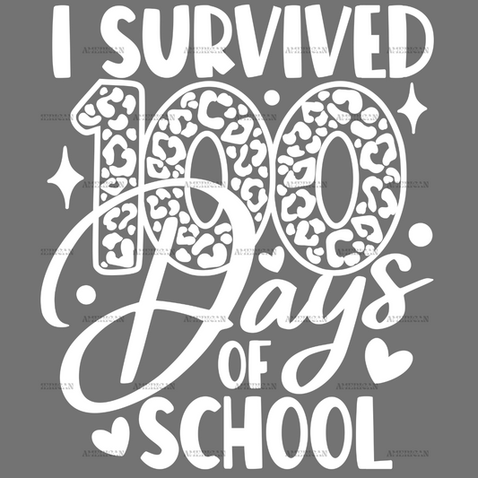 I Survived 100 Days Of School-2 DTF Transfer