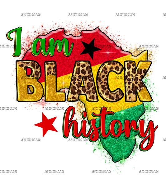 I am Black History-10 DTF Transfer