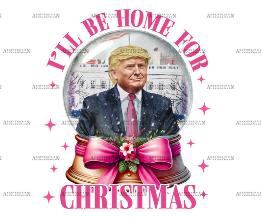 I'll Be Home For Christmas Trump-11 DTF Transfer
