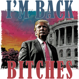 I'm Back Bitches DTF Transfer