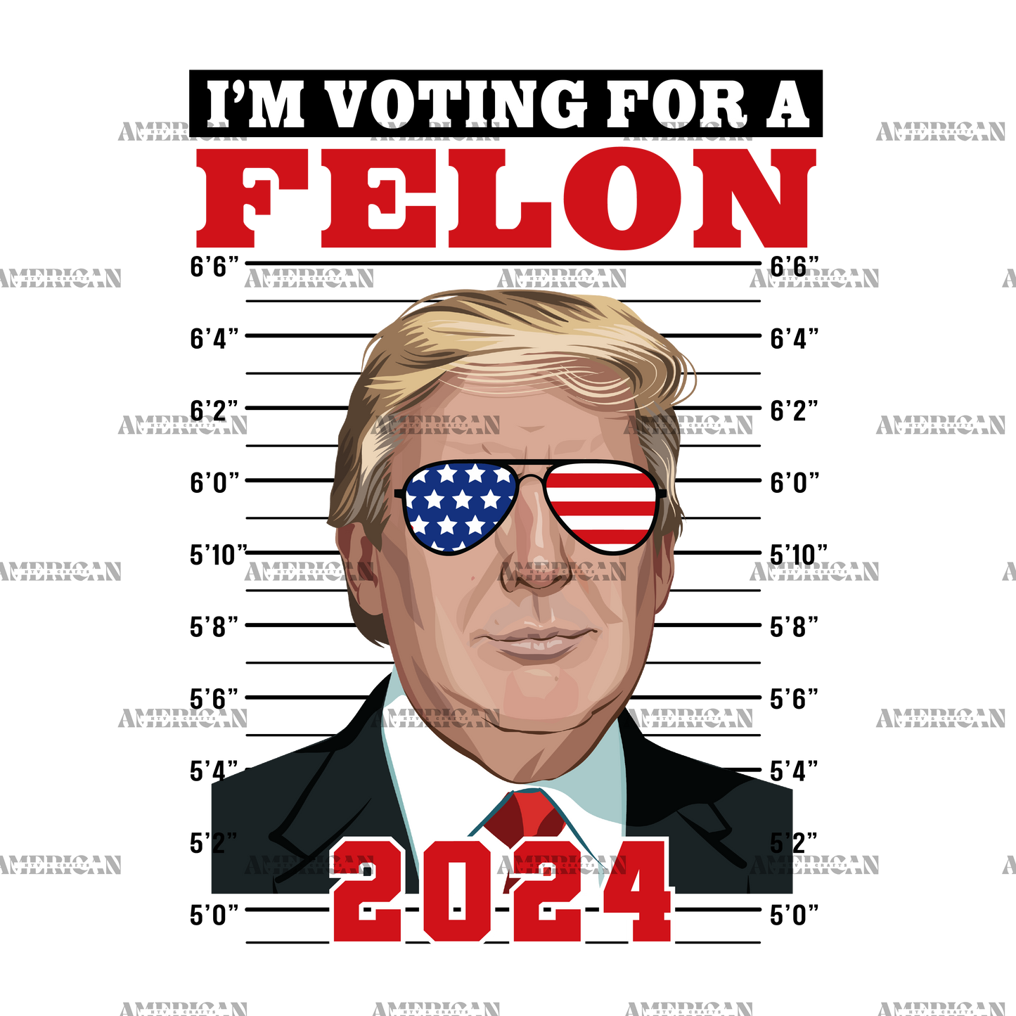 I'm Voting For The Felon 2024-2 DTF Transfer