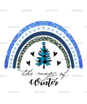 Image Of Winter Rainbow DTF Transfer