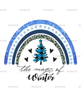 Image Of Winter Rainbow DTF Transfer
