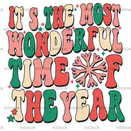 Its The Most Wonderful Time Of The Year-2 DTF Transfer