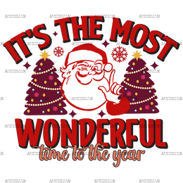 Its The Most Wonderful Time Of The Year-3 DTF Transfer