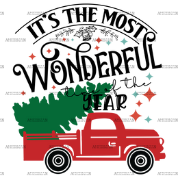 Its The Most Wonderful Time Of The Year-5 DTF Transfer