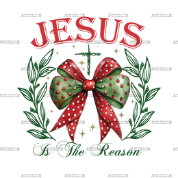 Jesus Is The Reason For Christmas DTF Transfer