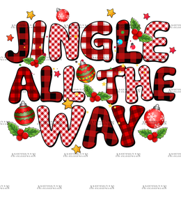 Jingle All The Way-2 DTF Transfer