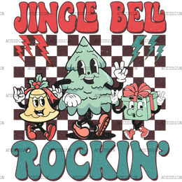 Jingle Bell Rockin-3 DTF Transfer