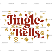 Jingle Bells-4 DTF Transfer