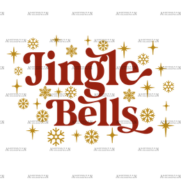 Jingle Bells-4 DTF Transfer